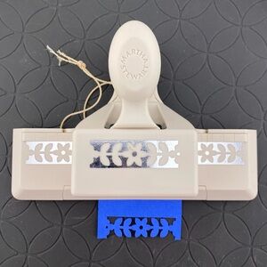 Martha Stewart Poinsettia Vine Flowers Edge Punch